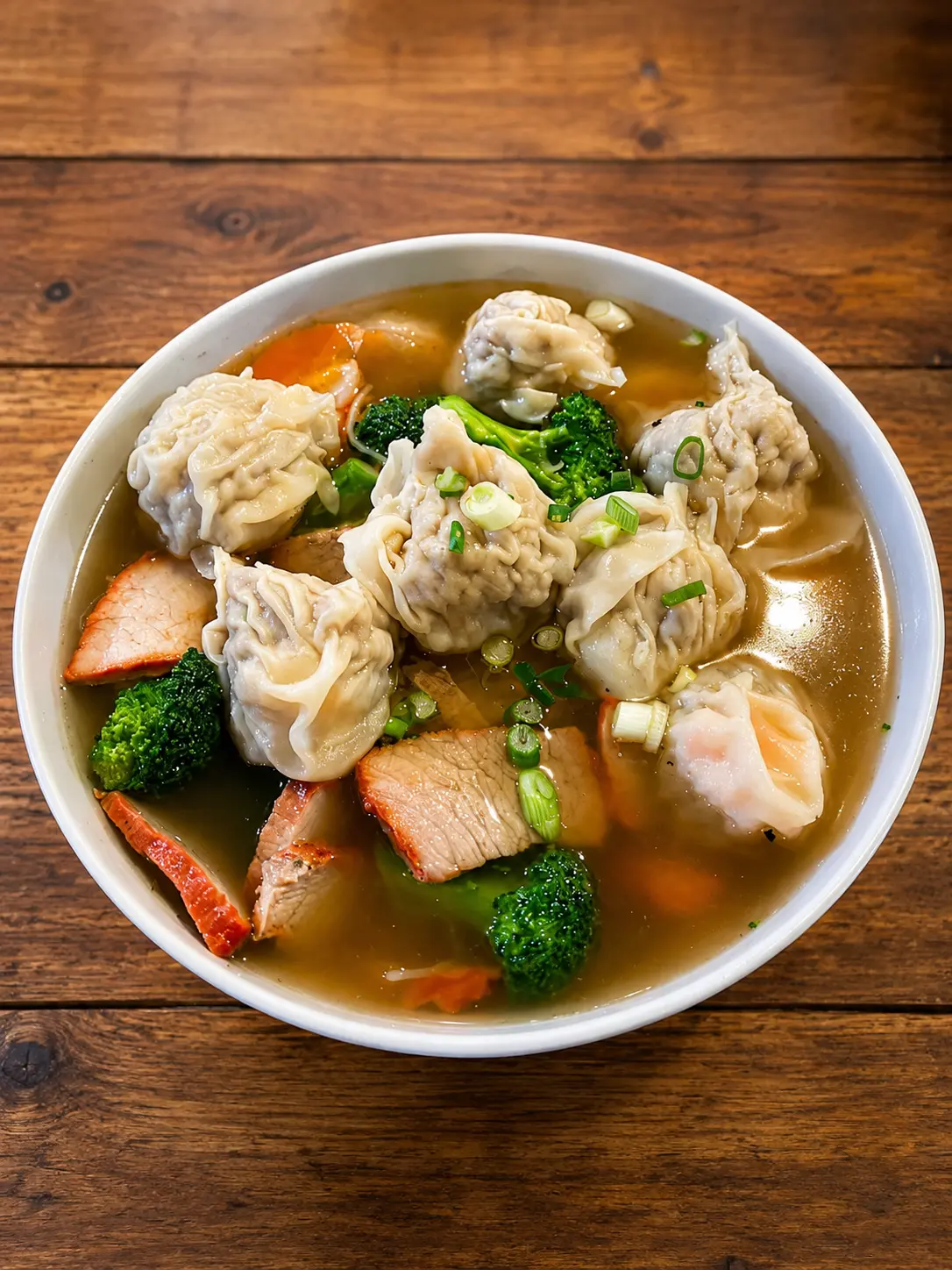 Wonton soup at Fortune Cooking Chinese Restaurant in St. James, Winnipeg